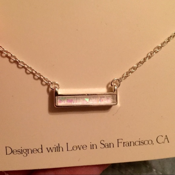 Iridescent Stone Necklace - Picture 2 of 5